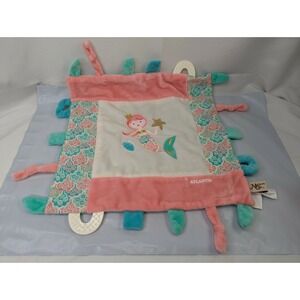 Maison Chic Atlantis Mermaid Lovey Security Blanket Green Pink Stuffed Animal